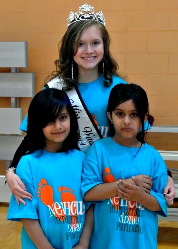 Emily Poses with Participants