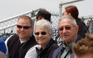 Family at the Baseball Game