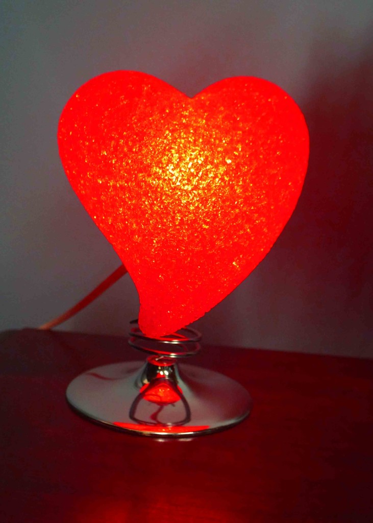 Heart Lamp Red