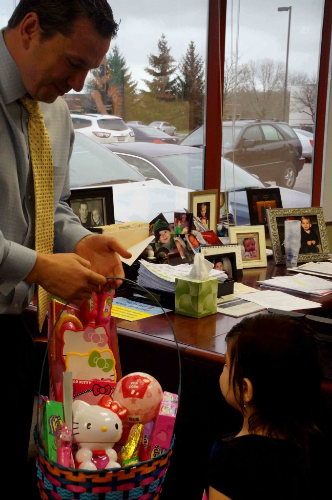 Presenting a Hello Kitty Easter Basket 2