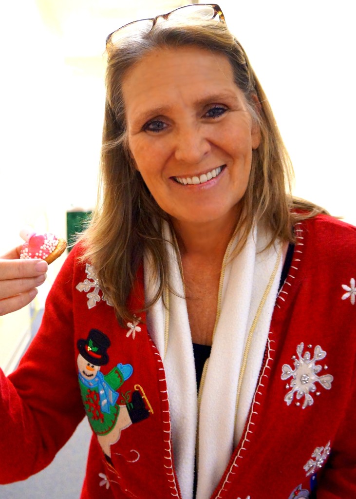 Trying a Santa Hat Cookie Cropped